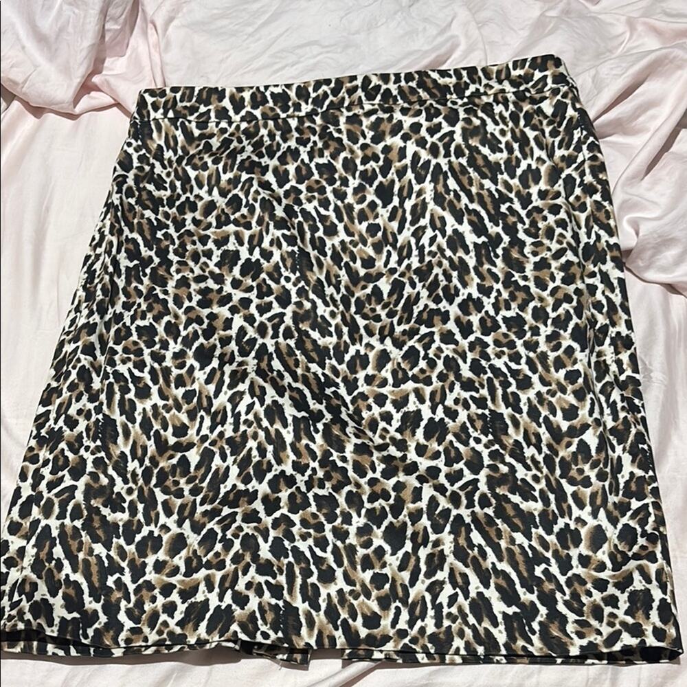 Leopard Print Women's Skirt